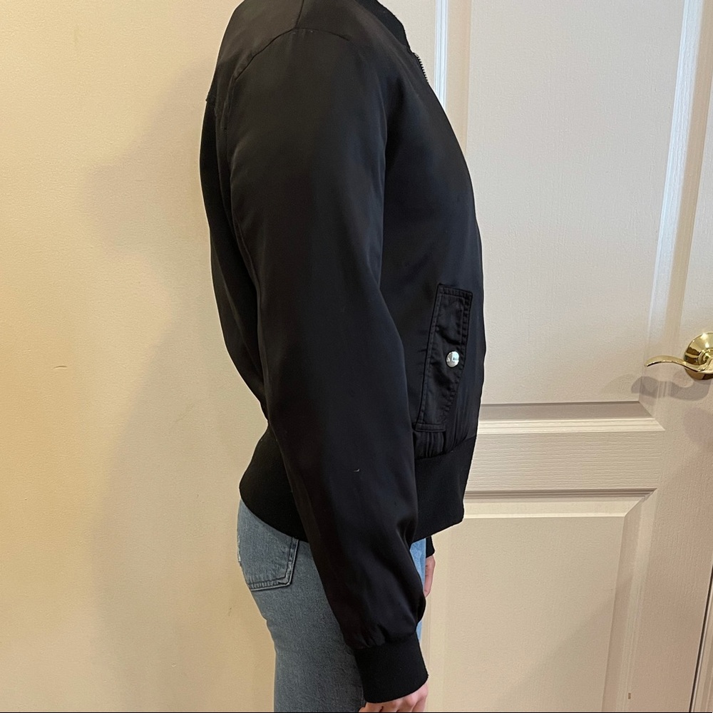 Zara Basic Collection Bomber Jacket - image 4